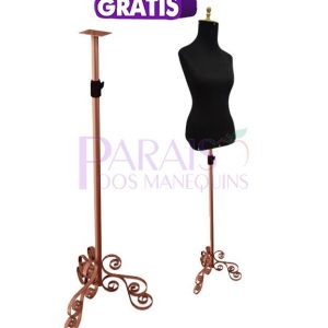 Busto Look Com Pedestal Vintage Rose – FG