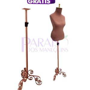 Busto look Rose Com Pedestal Vintage Rose-FG