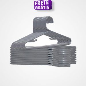 Kit 10 Cabide Cavado Gaúcho Prata – 4208PT