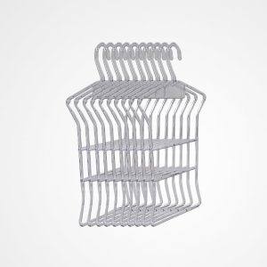 4237TR – Kit Cabides bebe silhueta acrilico transparente – 10 unidades