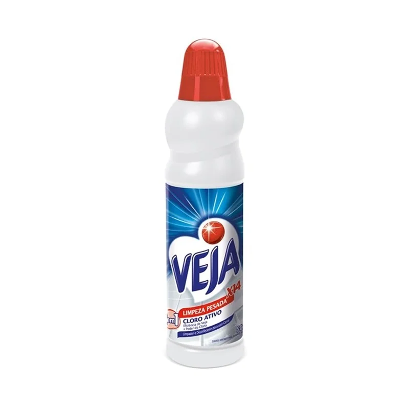 Limpa Piso 500 Ml Limpeza Pesada Cloro X-14 Veja