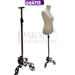 Busto Areia Look Com Pedestal Vintage Bronze -FD