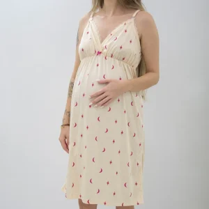 Camisola Gestante Star Marfim 4954 G Bocejinho
