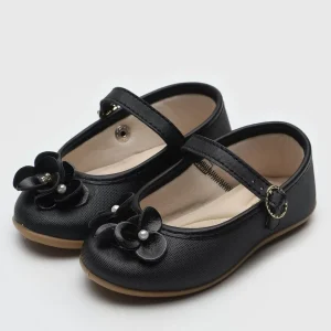 Sapato Preto Flor 28673C Tam 21 Pimpolho