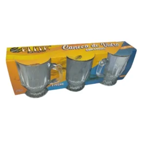 Jogo de Caneca Cappuccino 220ml c/3 – Elite Imports