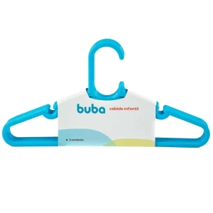 Kit Cabide Infantil 5 Un Azul Buba