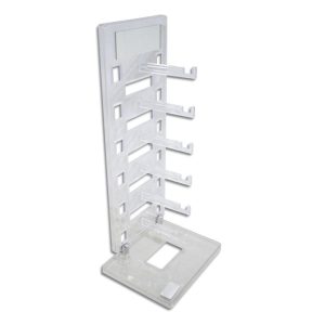 4549TR – Porta oculos torre 6 c/ espelho transparente