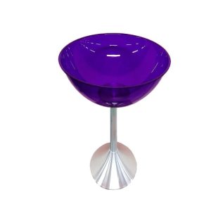 Taça acrilica G roxo