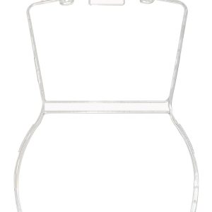4248TR – Kit c/ 10 cabides adulto silhueta plus size transparente