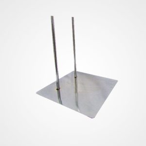 3248CR – Base 2 Pinos Cromada