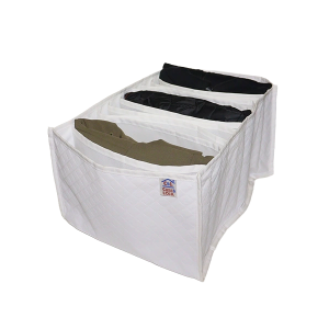 Colmeia Org. 40x28x20cm – Matelasse branco