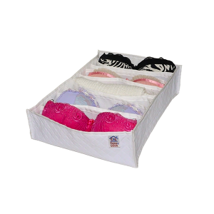 Colmeia Org. 40X28X10cm Camiseta Matelasse branco