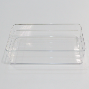 Organizador diamond   30x15x 5,2cm cristal – 1117