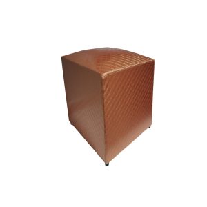 Puff Quadrado Corino Metalizado – 4001