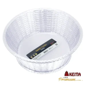 Saladeira/Fruteira Trançada Cristal – Keita